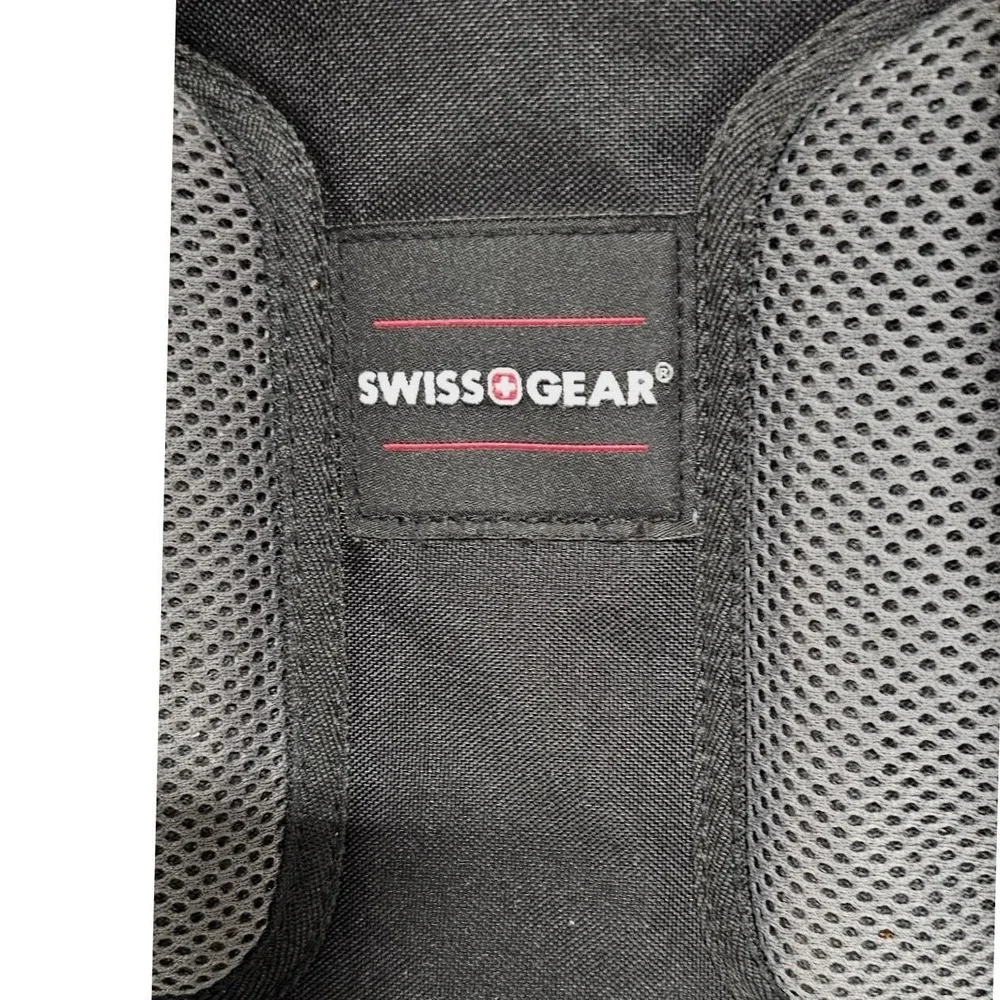 SwissGear ScanSmart Laptop Backpack Black Gray Travel School Bag Heavy Duty